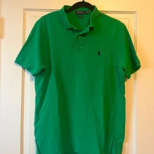 Polo by Ralph Lauren Men's Green Polo Shirt